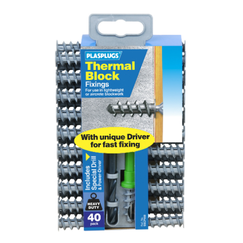 Plasplugs Thermal Block Fixings Heavy Duty (40) Atlantic Timber